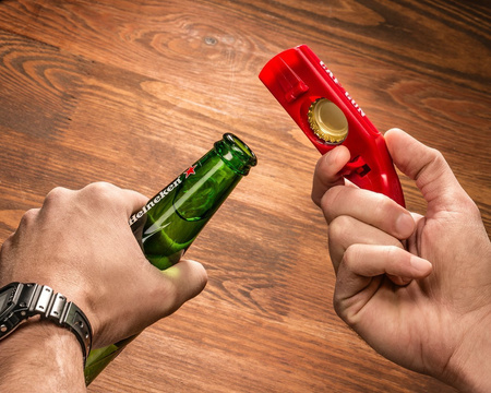 Cap gun bottle Opener