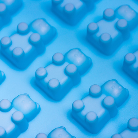 Gummy BEARS jelly, chocolate, ice mold