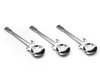 Guitar metal tea spoons 3 pcs SILVER