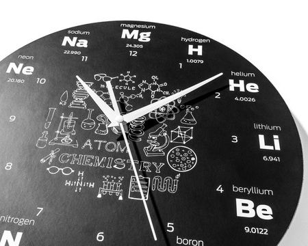 Wall clock CHEMISTRY 
