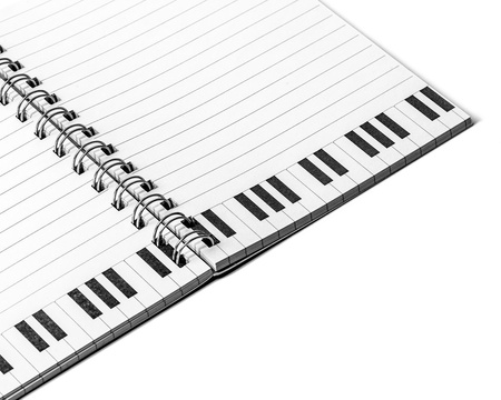 Music notebook - I LOVE MUSIC