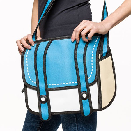 Cartoon bag 3D - blue