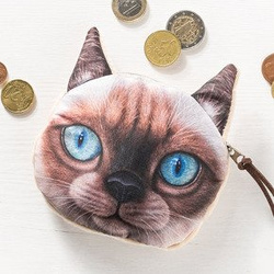 3D Cat coin bag model 1