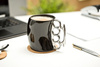 Brass Knuckle Mug - black