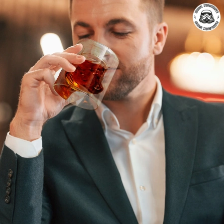 Stormtrooper 3D Inverted Whiskey Glass - 150 ml