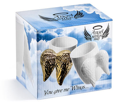 Angel wings mug - GOLDEN