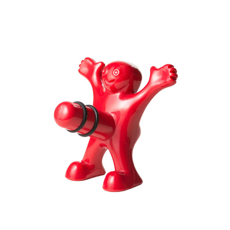 Happy man bottle stopper