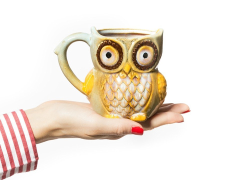 Owl mug - BLUE