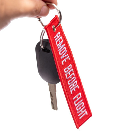 Keychain REMOVE BEFORE FLIGHT