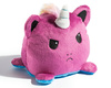 Reversible plush toy - unicorn (violet-blue)