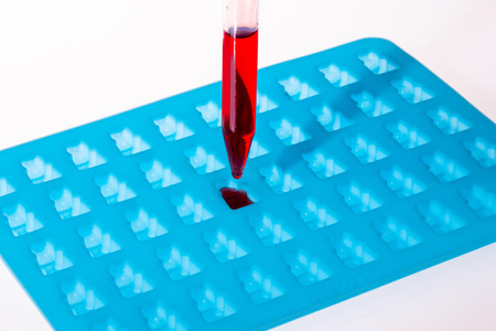 Gummy BEARS jelly, chocolate, ice mold