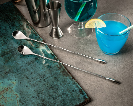 Cocktail & drink mixing spoons 2 pcs