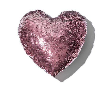 Sequin pillow HEART