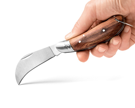 Garden & mushroom knife sickle-shaped 