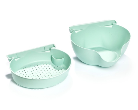 Lazy snack bowl with smartfon holder